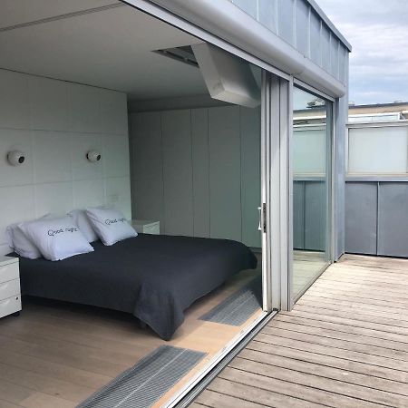 Penthouse Sea-Loft Blankenberge, Uniek Zeezicht, Luxeloft Met 40M2 Terras! Apartment Bagian luar foto