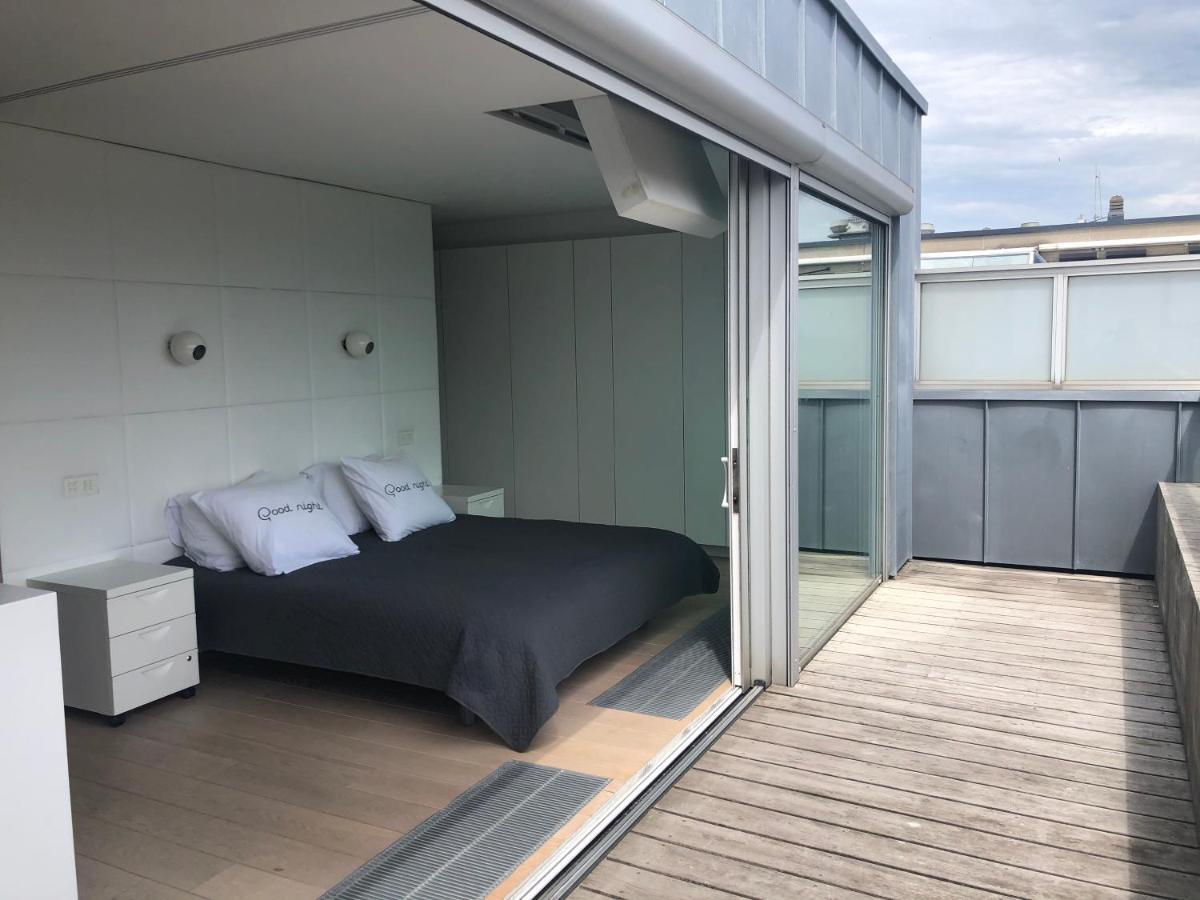 Penthouse Sea-Loft Blankenberge, Uniek Zeezicht, Luxeloft Met 40M2 Terras! Apartment Bagian luar foto